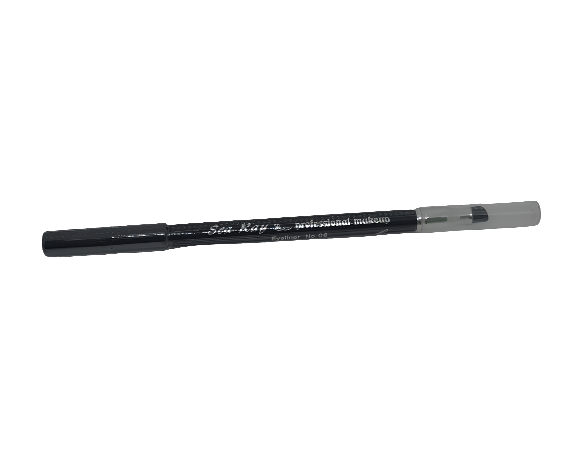 قلم كحل سموكي أسود مع اسفنجة دمج من سي راي smoky pencil black color from sea ray