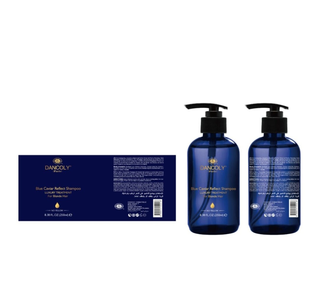 Blue caviar reflect shampoo 250ml شامبو الكافيار الازرق ريفليكت يحافظ على لون الشعر المصبوغ