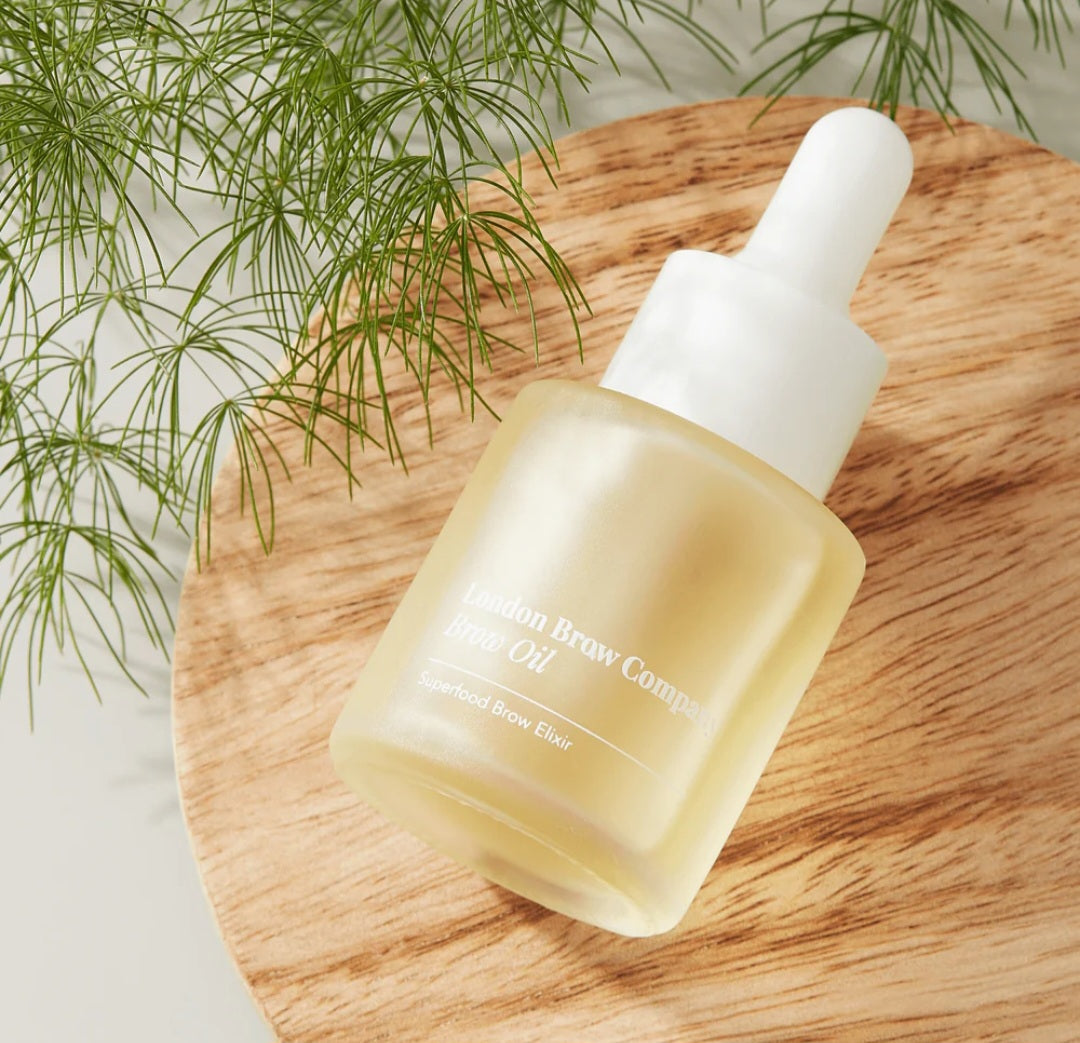 superfood growth oil for eye brows 15ml سيروم مغذي للحواجب منتج طبيعي يساعد على نمو وعلاج الحواجب من London brow