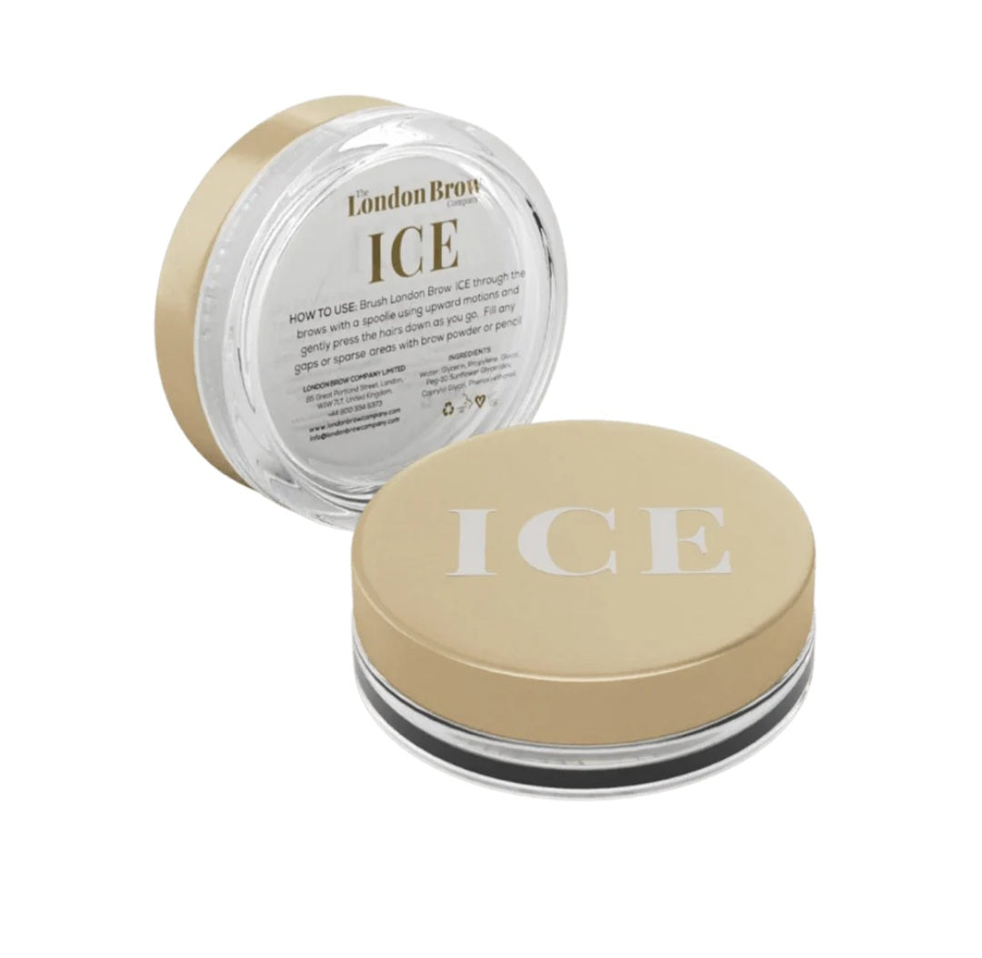 London brow ice waterless brow styling soap صابونة جل رفع وتثبيت الحواجب من London brow