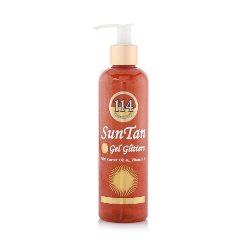 114 AMATOURY SUN TAN GEL GLITTERS 280ML -SPF6