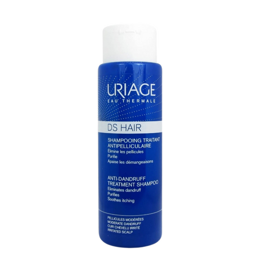 uriage ds hair shampoo anti-dandruff 200ml شامبو يورياج للفروة الدهنيه والجافه يعالج القشره بكل أنواعها يحمي ويهديء الفروة