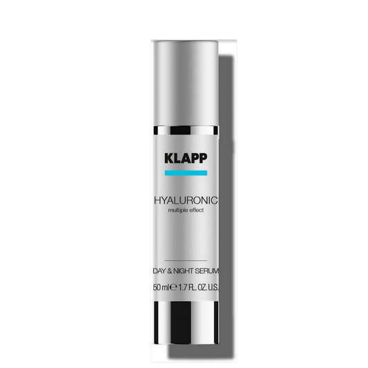 klapp hyaluronic Day&Night serum  50ml سيروم الهيالورونيك الفوري المركز ثلاثي التأثير يساعد على تعبئة الفراغات و اي خطوط بالوجه الترطيب العميق للبشرة تجديد خلايا البشرة يساعد في علاج ندبات حب الشباب مناسب جميع انواع البشرة