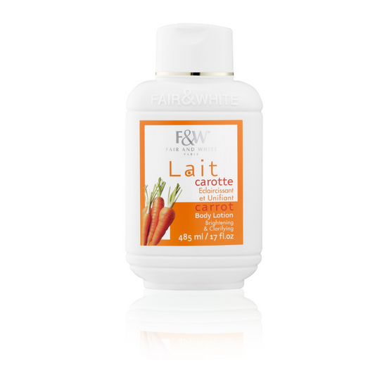 fair and white original carrot body lotion 1000ml لوشن الجسم بالجزر للتفتيح والتقشير والترطيب