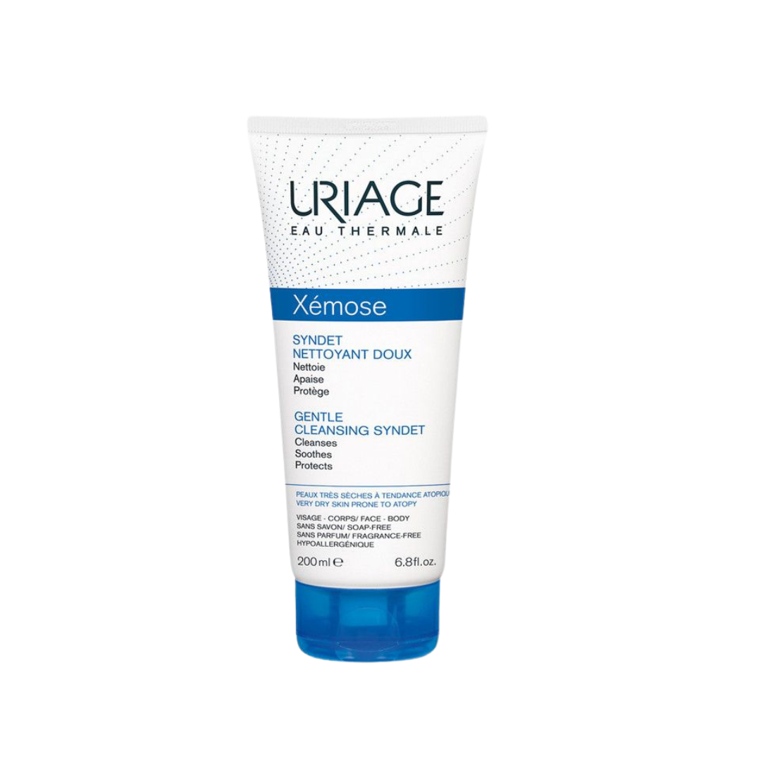 Uriage xemose cleansing gel 200 ml غسول جل كريمي للبشره شديدة الجفاف ،ينظف البشرة ويزيل الأوساخ بكل نعومه يناسب البشرة الحساسه خالي من الكحول والعطور