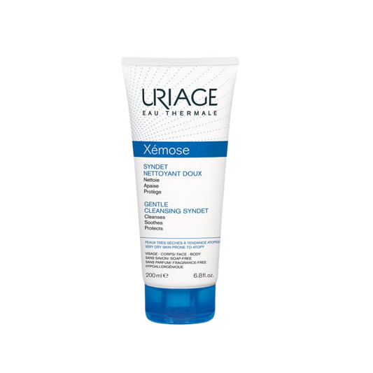 Uriage xemose cleansing gel 200 ml غسول جل كريمي للبشره شديدة الجفاف ،ينظف البشرة ويزيل الأوساخ بكل نعومه يناسب البشرة الحساسه خالي من الكحول والعطور