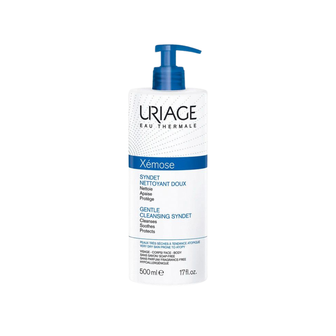 uriage xemose cleansing gel 500 ml غسول جل كريمي للبشره شديدة الجفاف ،ينظف البشرة ويزيل الأوساخ بكل نعومه يناسب البشرة الحساسه خالي من الكحول والعطور