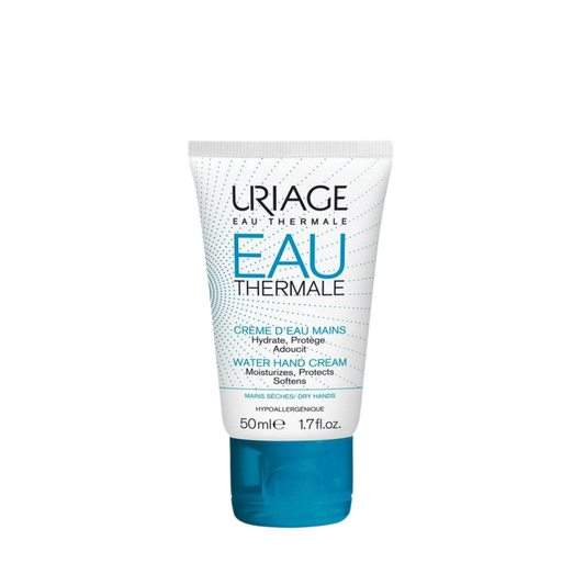 uriage thermal water hand cream 50ml كريم اليدين المائي يعطي ترطيب عميق لليدين يناسب البشره المجهده والحساسه يحتوي على مياه ثيرمال المعدنيه