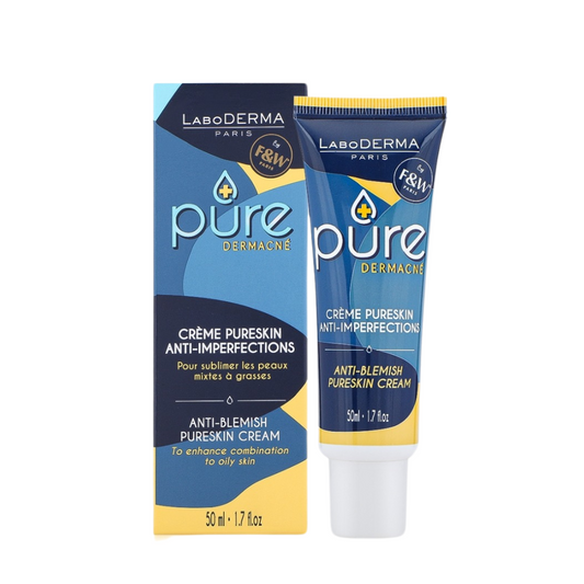 fair and white Labo derma pure dermacen anti Imperfection كريم مضاد للشوائب والميكروبات عناية شاملة للبشرة الدهنية والمختلطه