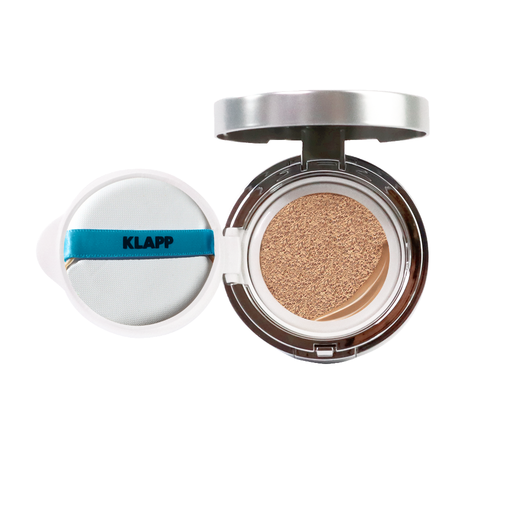 klapp hyaluronic color &care cushion foundation medium 15ml بديل الفونديشن الطبي درجة متوسط