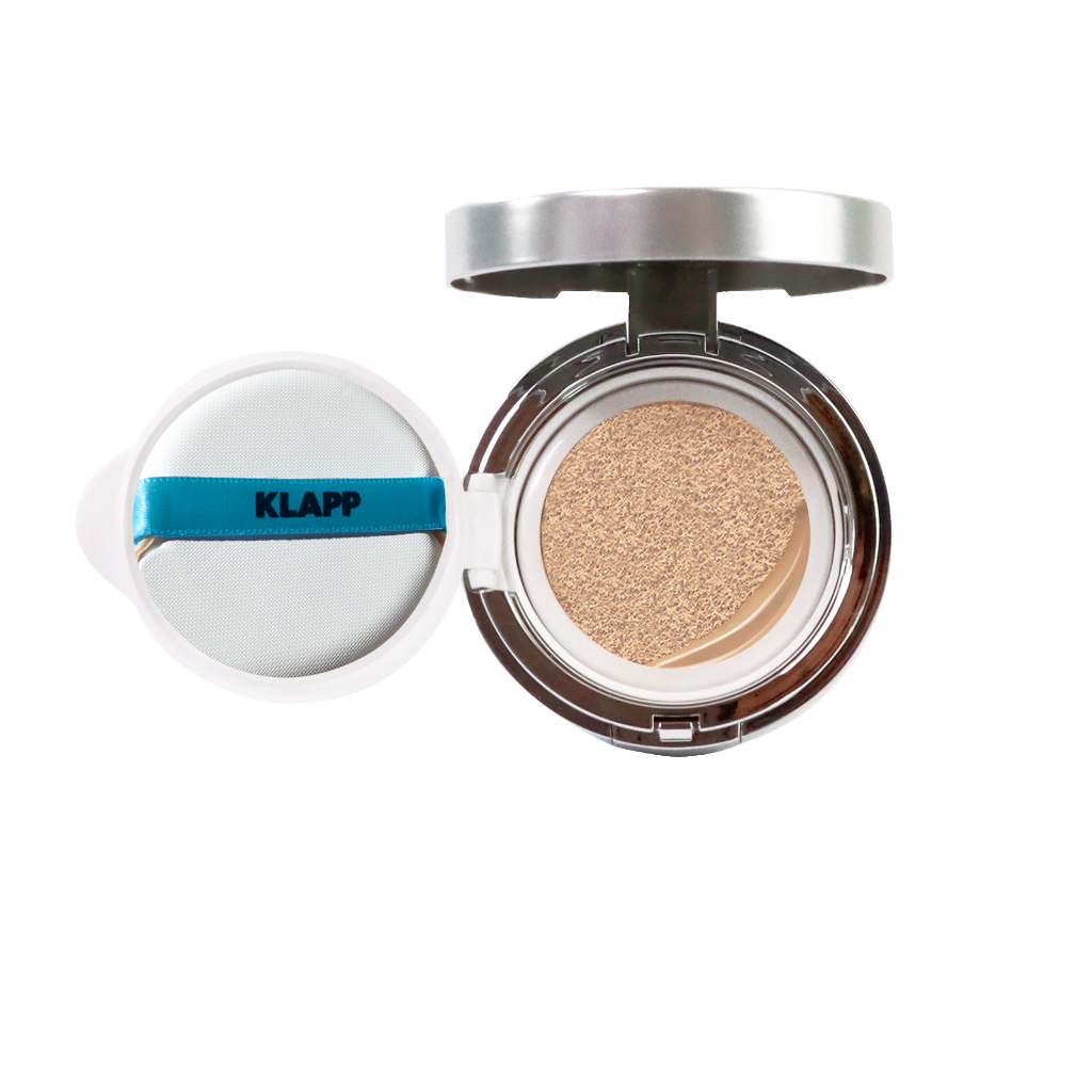 klapp hyaluronic color &care cushion foundation Light 15mlبديل الفونديشن الطبي درجة فاتح