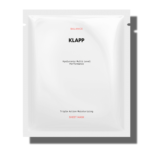 klapp balance triple action moisturising sheet mask